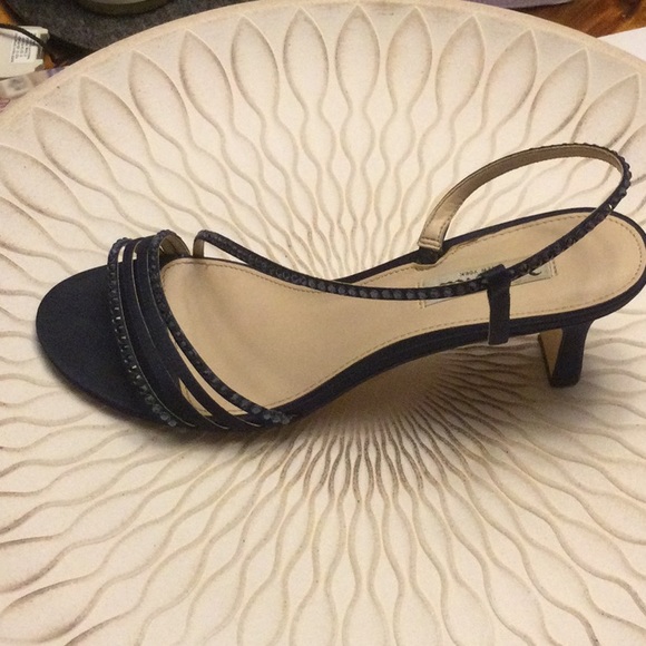 Nina dark navy heels - Picture 5 of 5
